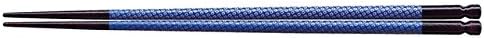 Fukui Kézműves 3-1376-3 Kék Bab Squeezer, 8.9 hüvelyk (22.5 cm) Groove Faragott Kerek Pálcika (Made in Japan), Átmérője