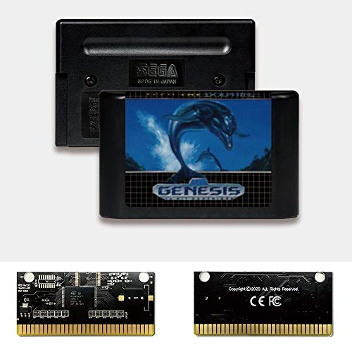 Aditi Ecco a Delfin - USA Címke Flashkit MD Electroless Arany PCB Kártya Sega Genesis Megadrive videojáték-Konzol (Régió-Mentes)
