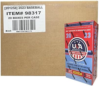 2023 Panini USA Stars & Stripes Baseball Hobbi 20-Box Ügyben