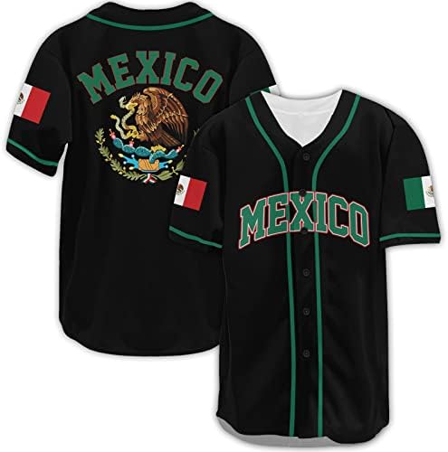 Sas Mexikó Baseball Ingek Mezek a Férfiak, a Nők, a Mexikói Baseball Jersey, Sas Baseball Ingek, Mexikói Ajándékok