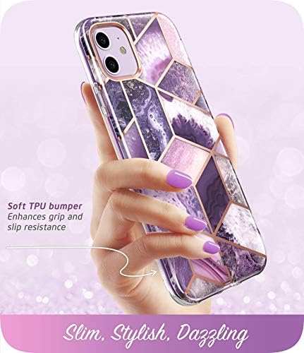 i-Blason Cosmo Sorozat Esetében iPhone 11 (2019 Kiadás), Slim Teljes Test Elegáns Védő tok Beépített képernyővédő fólia,