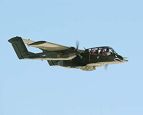 OV-10 Bronco Repülőgép Repülés 8x10 Ezüst-Halogenid-Fotó Nyomtatás
