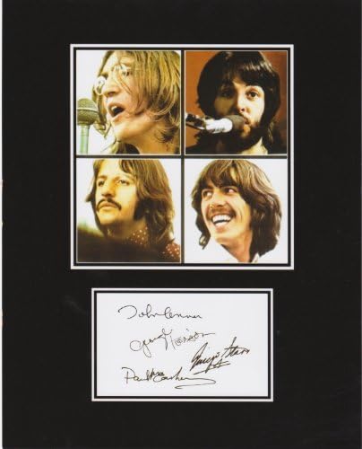 Kirkland Aláírás A Beatles 8 X 10 Fotó Kijelző Autogramot, Fényes Fotó Papír