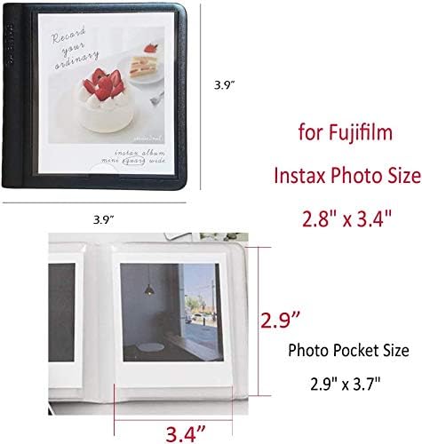 Fujifilm Instax Tér fotóalbum Instant Film 29Pockets Készlet 2 Mandarin Kék