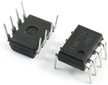 Aexit 2 Db DIP Kapcsolók FAN7554 2.54 mm-es, 8-Pólusú, Kettős Sorban DIP Szerelés SP3T DIP Kapcsolók IC Chip