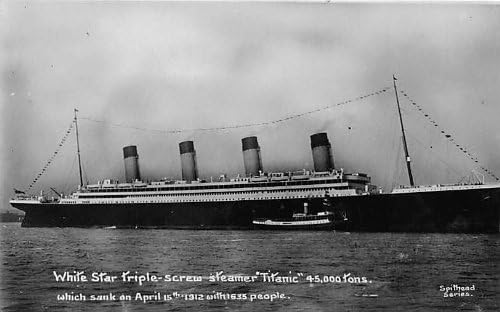 Titanic Hajó Képeslap Képeslap