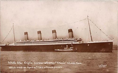 A White Star Line Gőzös Titanic Hajó, Hajók, Képeslap, Képeslapok