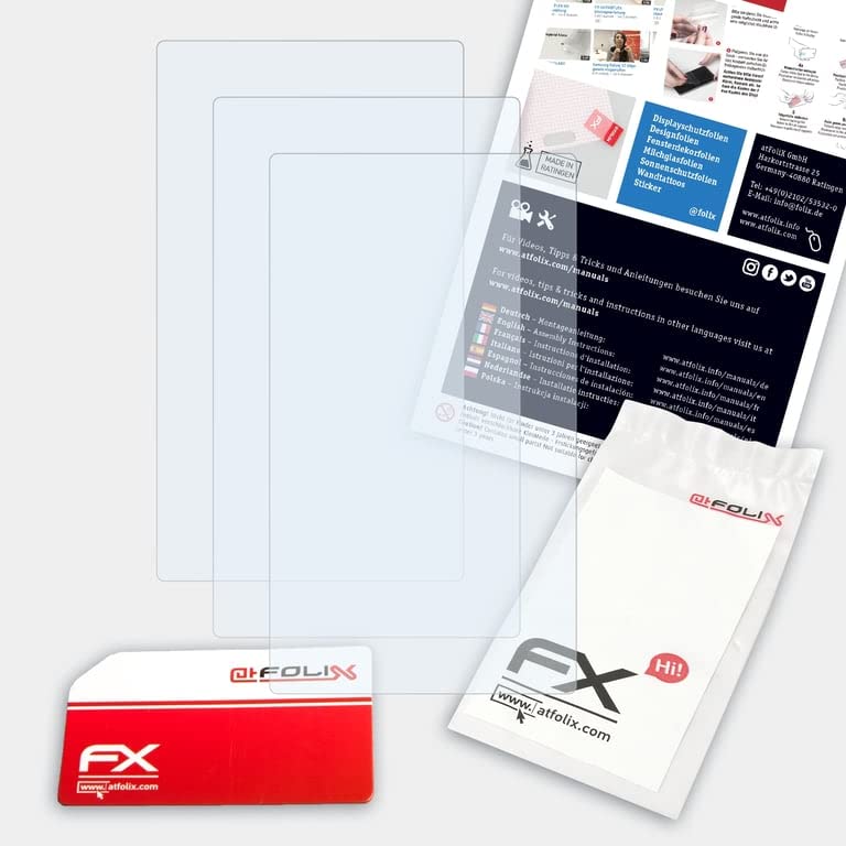 atFoliX Képernyő Védelem Film kompatibilis a Retroid Zsebében 3+ képernyővédő fólia, ultra-tiszta FX Védő Fólia (3X)