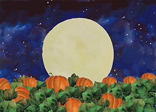 Halloween Pumpkin Mező Fotózás Háttérben a Csillagos Ég, Éjjel a Hold Halloween Hátterekkel, Baba Zuhany Születésnapi